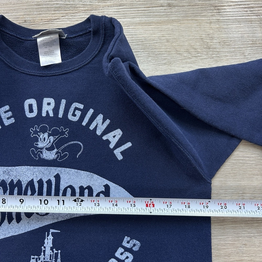 VTG Disneyland Small 1955 Original Park Navy Crewneck Sweatshirt - Picture 6 of 9